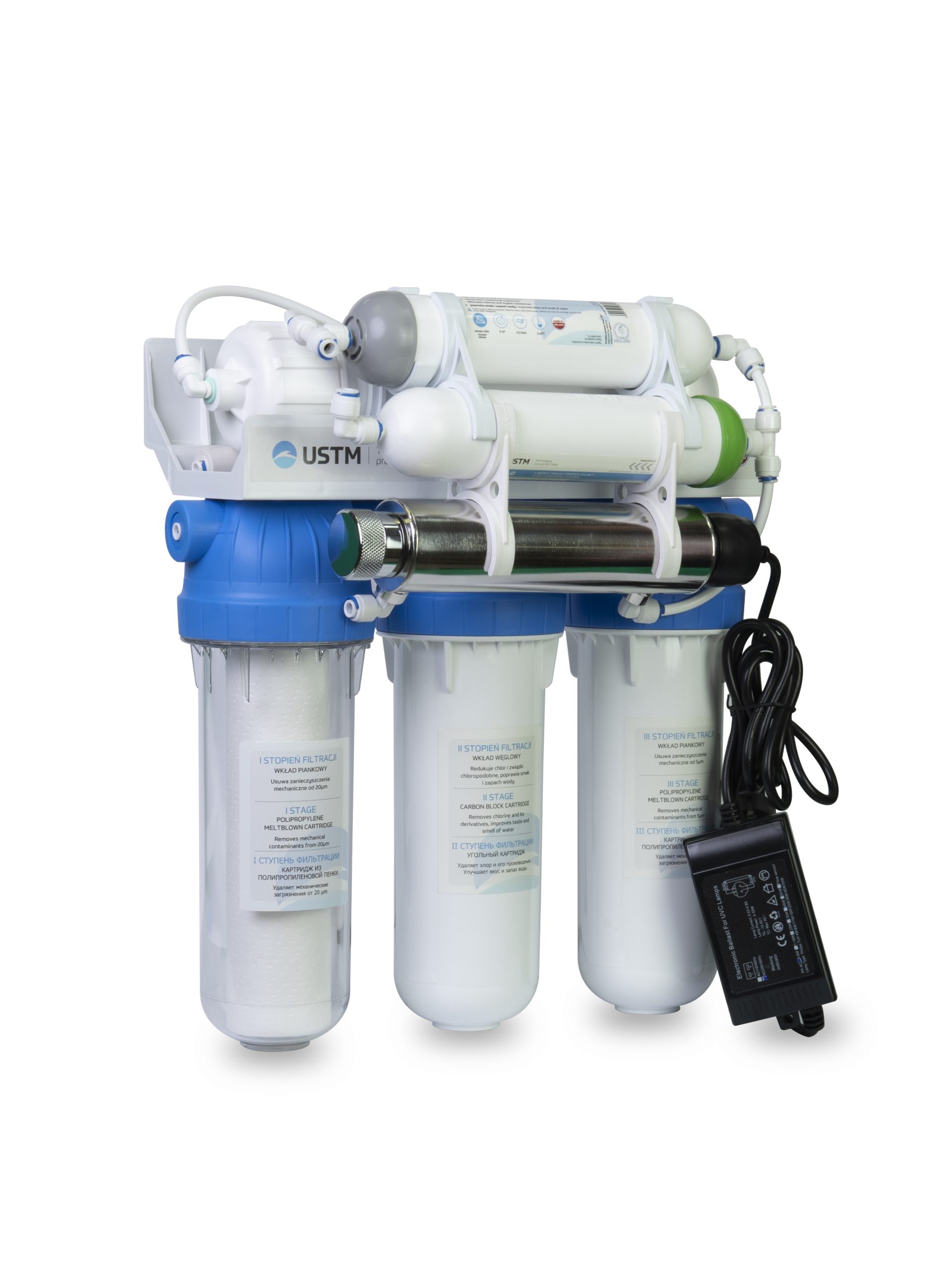USTM 6 Stage Reverse Osmosis Filtration System, wi...